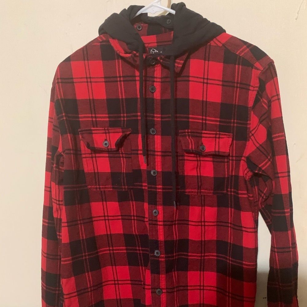 Original User red/blk checked flannel jacket